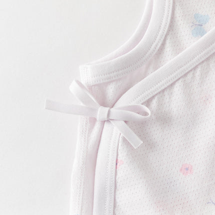 Baby Girls/Boys Summer Multi-color Stretchable Playful Print Indoor Rompers