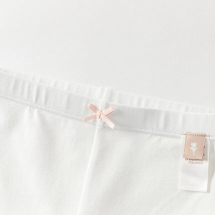 Toddler Girls Summer Adorable Print Pink/White Soft Slim Stretchable Leggings
