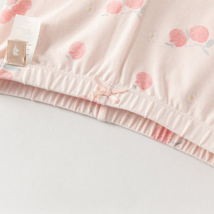 Toddler Girls Summer Adorable Print Pink/White Soft Slim Stretchable Leggings