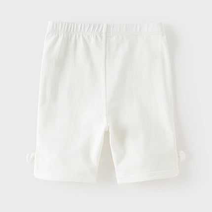 Toddler Girls Summer Multi-color Cute Embroidery Comfortable Straight-leg Pants