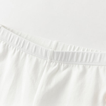Toddler Girls Summer Multi-color Cute Embroidery Comfortable Straight-leg Pants