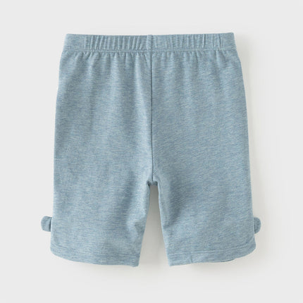 Toddler Girls Summer Multi-color Cute Embroidery Comfortable Straight-leg Pants