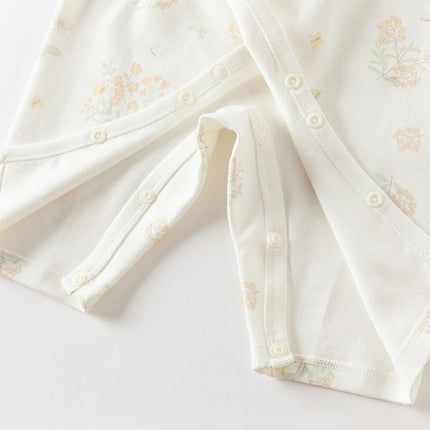 Newborn/Baby Girls/Boys Playful Multi-print Indoor Breathable Cotton Rompers