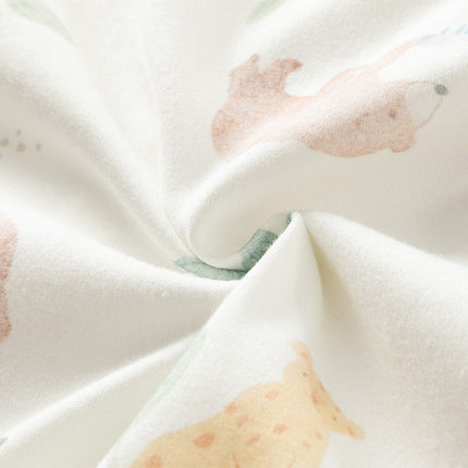 Newborn/Baby Girls/Boys Playful Multi-print Indoor Breathable Cotton Rompers