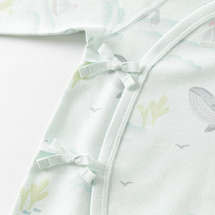 Newborn/Baby Girls/Boys Playful Multi-print Indoor Breathable Cotton Rompers