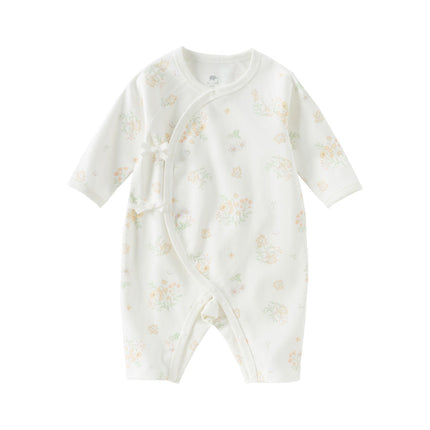Newborn/Baby Girls/Boys Playful Multi-print Indoor Breathable Cotton Rompers