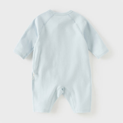 Newborn/Baby Girls/Boys Playful Multi-print Indoor Breathable Cotton Rompers