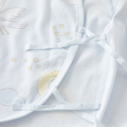Newborn/Baby Girls/Boys Playful Multi-print Indoor Breathable Cotton Rompers