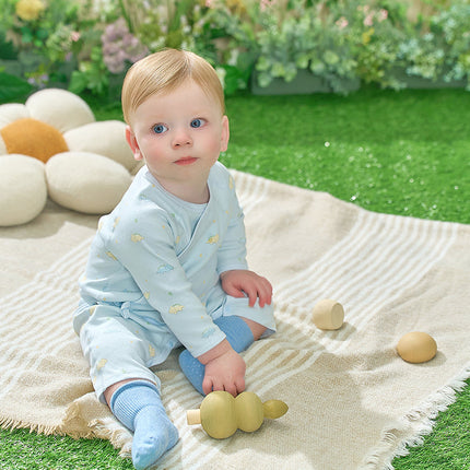 Newborn/Baby Girls/Boys Playful Multi-print Indoor Breathable Cotton Rompers
