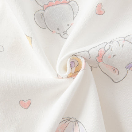 Newborn/Baby Girls/Boys Playful Multi-print Indoor Breathable Cotton Rompers