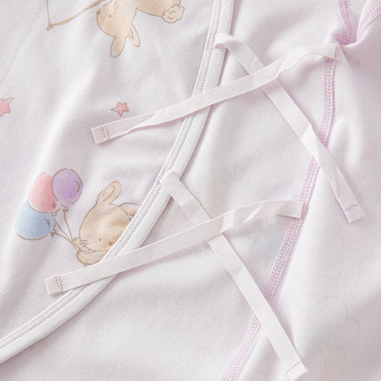 Newborn/Baby Girls/Boys Playful Multi-print Indoor Breathable Cotton Rompers
