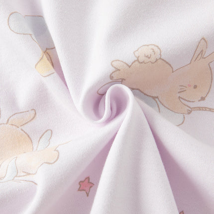 Newborn/Baby Girls/Boys Playful Multi-print Indoor Breathable Cotton Rompers