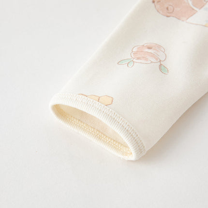 Newborn/Baby Girls/Boys Playful Multi-print Indoor Breathable Cotton Rompers