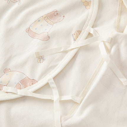 Newborn/Baby Girls/Boys Playful Multi-print Indoor Breathable Cotton Rompers