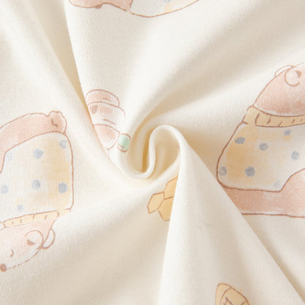 Newborn/Baby Girls/Boys Playful Multi-print Indoor Breathable Cotton Rompers