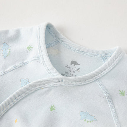 Newborn/Baby Girls/Boys Playful Multi-print Indoor Breathable Cotton Rompers