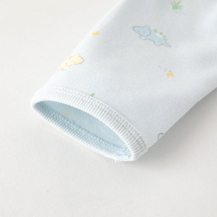Newborn/Baby Girls/Boys Playful Multi-print Indoor Breathable Cotton Rompers