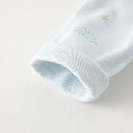 Newborn/Baby Girls/Boys Playful Multi-print Indoor Breathable Cotton Rompers