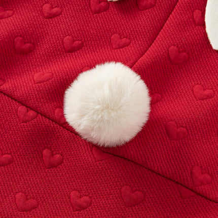 Toddler Girls Adorable Festival Red Sleeveless Princess Tank Dress