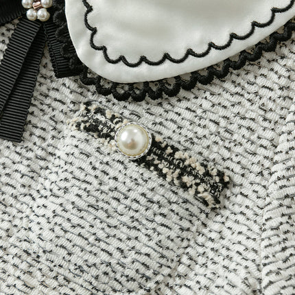 Toddler Girls Grey Adorable Mesh Princess Dress(wallet bag)