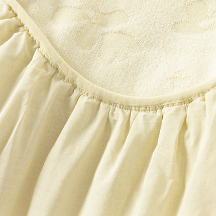 Toddler Girls Classic Yellow Mesh A-line Dress