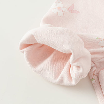 Baby Girl Newborn Casual Cotton Floral Romper Jumpsuit