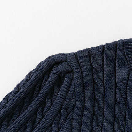 Kids Girls Preppy Knit Sweater-style Cardigans