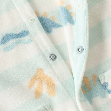 Baby Girls/Boys Print Fleece One-Pieces Romper
