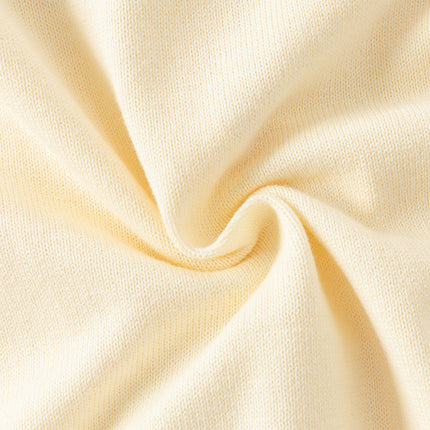 Toddler Girls Vivid Cotton Yellowr Long-sleeved Cardigans