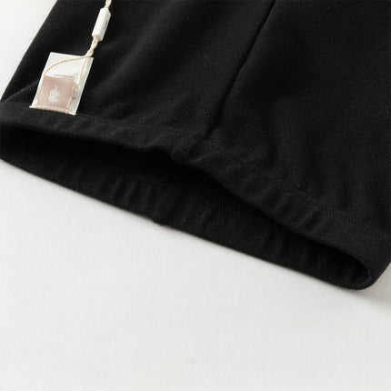 Toddler Girls Black Slim Fit Stretch Leggings