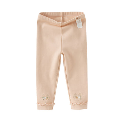 Toddler Girls Cotton Antibacterial Anti-mite Leggings Pants