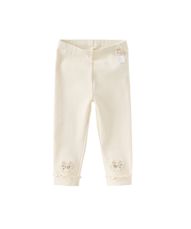 Toddler Girls Cotton Antibacterial Anti-mite Leggings Pants