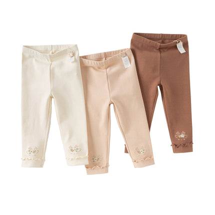 Toddler Girls Cotton Antibacterial Anti-mite Leggings Pants