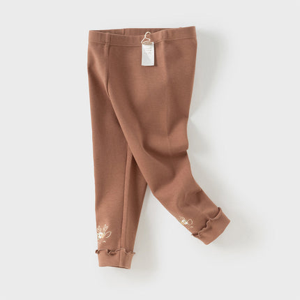 Toddler Girls Cotton Antibacterial Anti-mite Leggings Pants