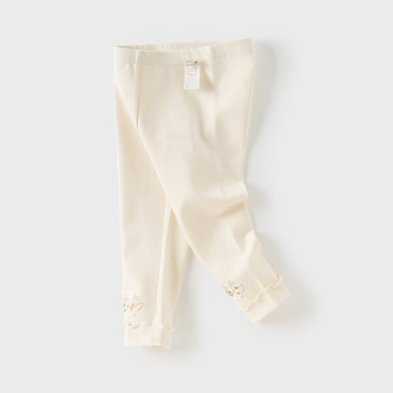 Toddler Girls Cotton Antibacterial Anti-mite Leggings Pants