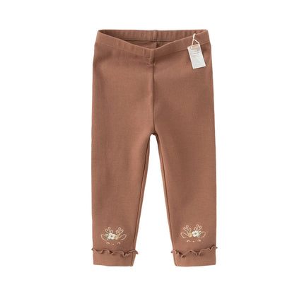 Toddler Girls Cotton Antibacterial Anti-mite Leggings Pants
