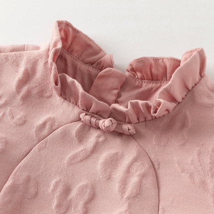 Toddler Girls Noble Pink A-line Princess Mesh Dress