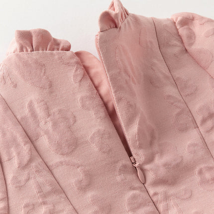 Toddler Girls Noble Pink A-line Princess Mesh Dress