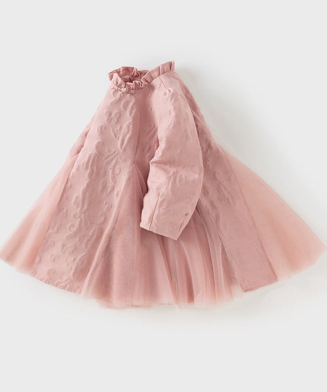 Toddler Girls Noble Pink A-line Princess Mesh Dress