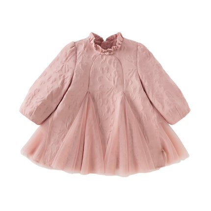 Toddler Girls Noble Pink A-line Princess Mesh Dress
