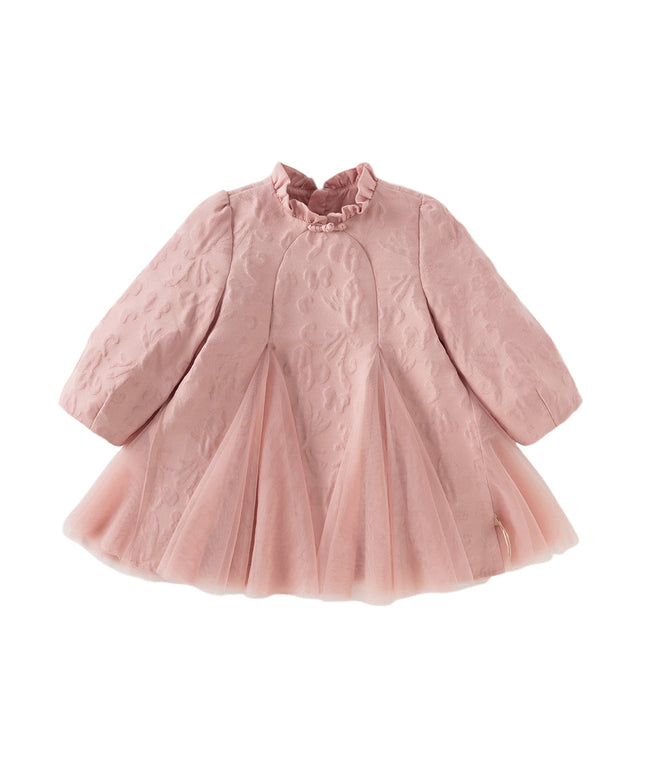 Toddler Girls Noble Pink A-line Princess Mesh Dress