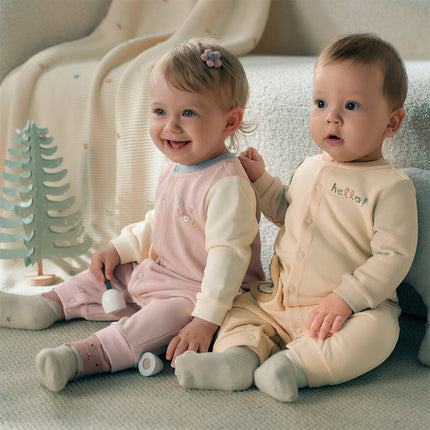 Baby Girls/Boys Cotton Indoor One-piece Crawling Suit Romper