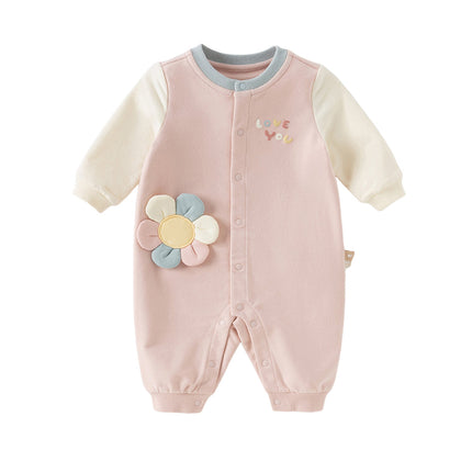 Baby Girls/Boys Cotton Indoor One-piece Crawling Suit Romper