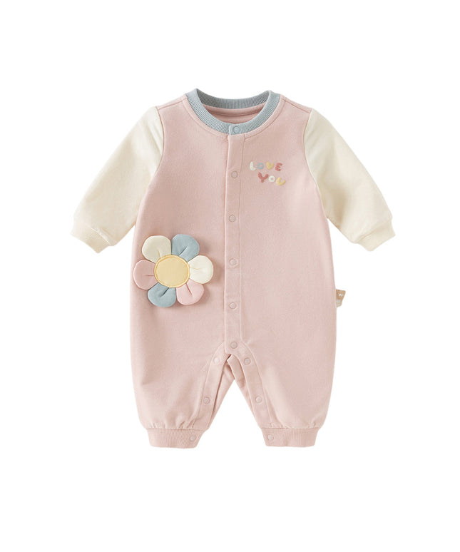 Baby Girls/Boys Cotton Indoor One-piece Crawling Suit Romper