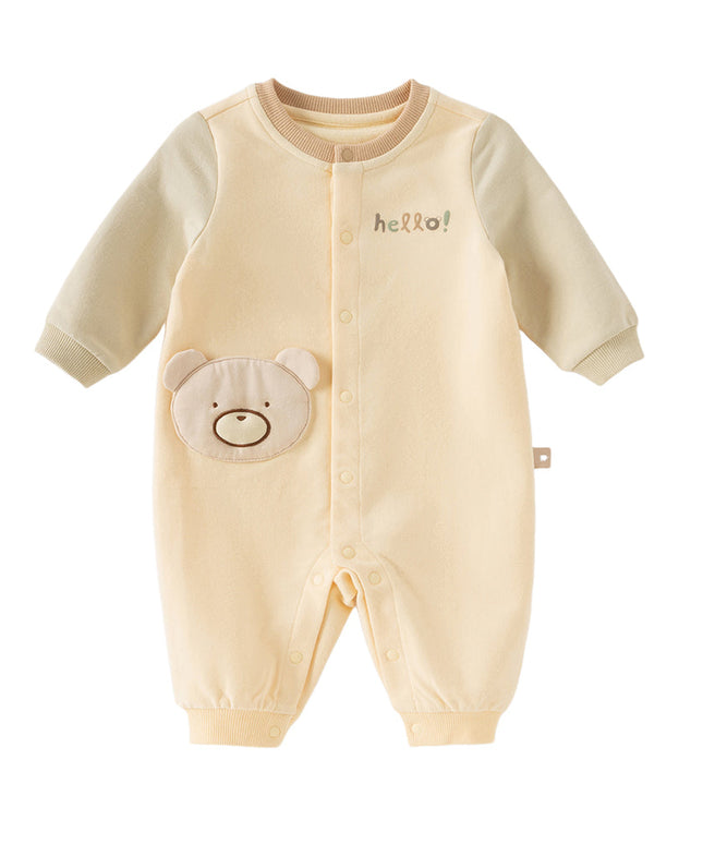 Baby Girls/Boys Cotton Indoor One-piece Crawling Suit Romper