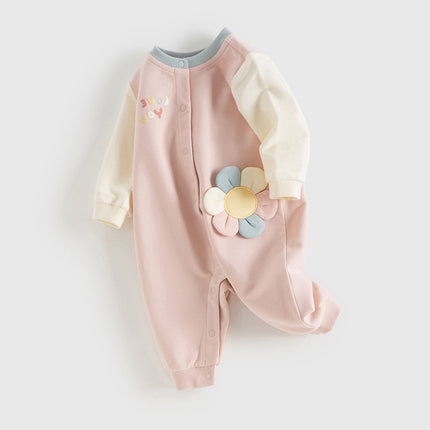 Baby Girls/Boys Cotton Indoor One-piece Crawling Suit Romper