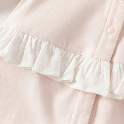 Baby Girls Cotton Light Pink Sweet Romper