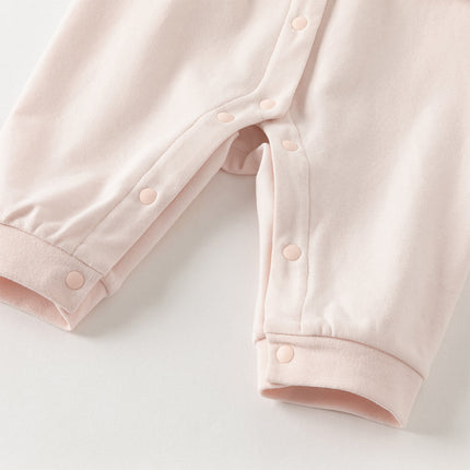 Baby Girls Cotton Light Pink Sweet Romper