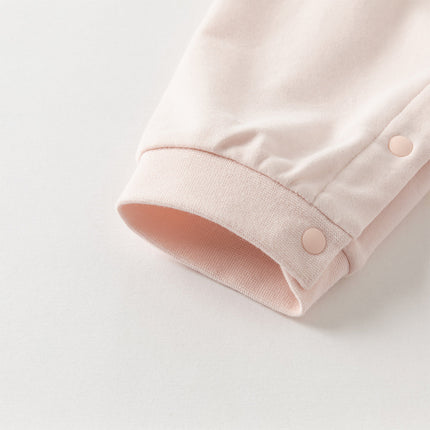 Baby Girls Cotton Light Pink Sweet Romper