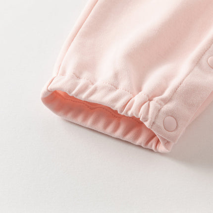 Baby Girls Cotton Pink Bodysuits Romper Crawling Suit